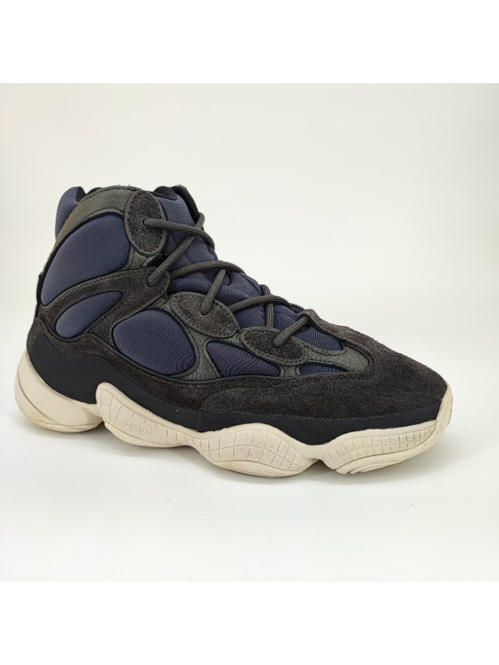 Adidas Yeezy 500 High Slate Men's Size 9.5 US Sneakers Suede Blue FW4968